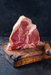 Tall black stainless steel dry age cabinet with single right-hinged door and digital display view 4
