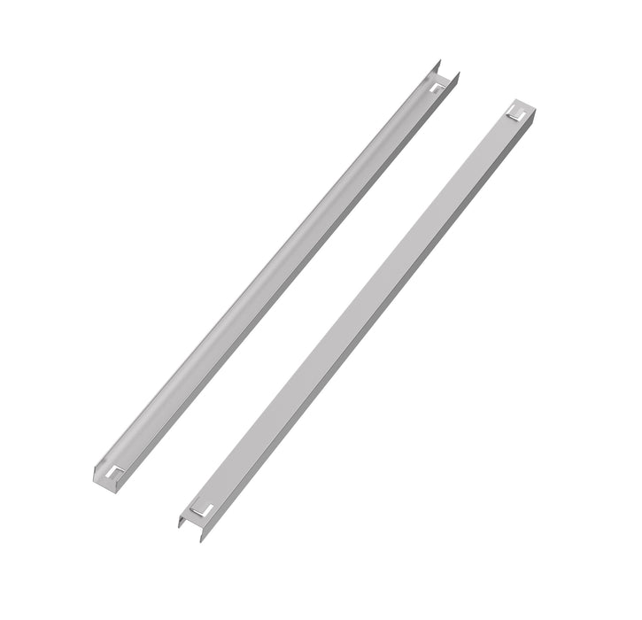 Set guides for refrigerated counter and pizza counter preparation surfaces