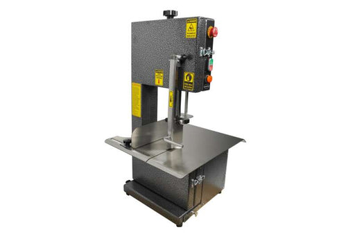 Combisteel SAW 230V butcher bone saw, grey and black powder coated steel frame view 2