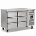 Blizzard HBC2NU-33 Six Drawer Refrigerated Counter Without Upstand 282L