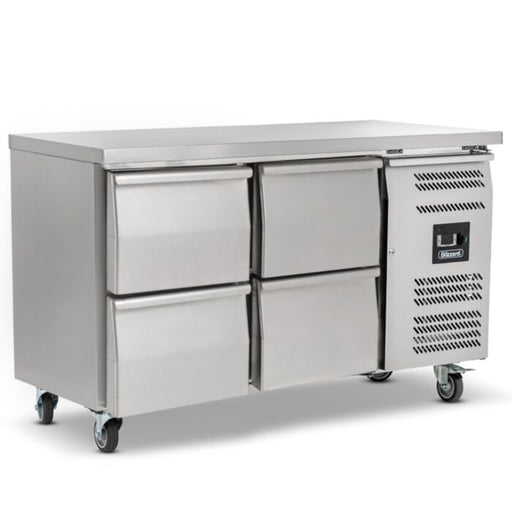 Blizzard HBC2NU-22 Four Drawer Refrigerated Counter Without Upstand 282L