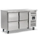 Blizzard HBC2NU-22 Four Drawer Refrigerated Counter Without Upstand 282L
