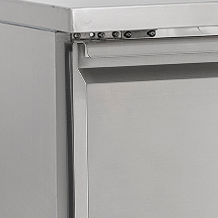 Koldbox KXRC2 counter refrigerator door detail