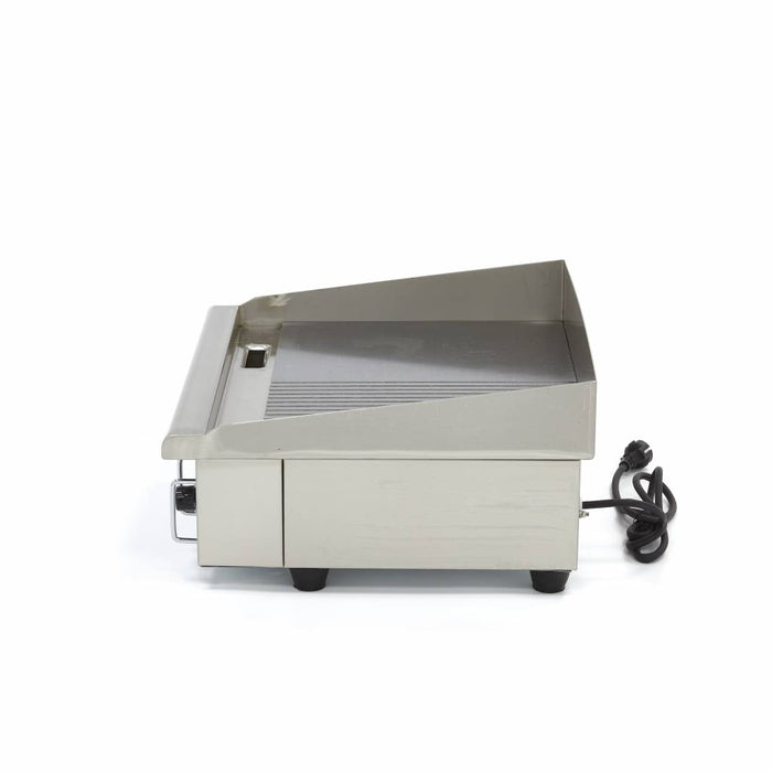 Maxima Electric Griddle 55cm Half Grooved Half Smooth with Drip Tray - view 3