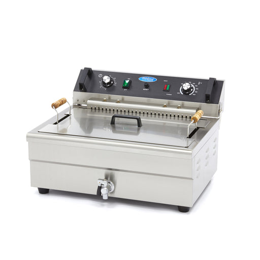 Maxima Electric Fryer 20L Single Basket with Drain Tap - view 1