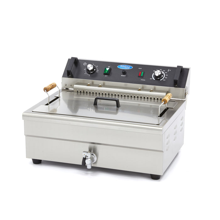 Maxima Electric Fryer 20L Single Basket with Drain Tap - view 1