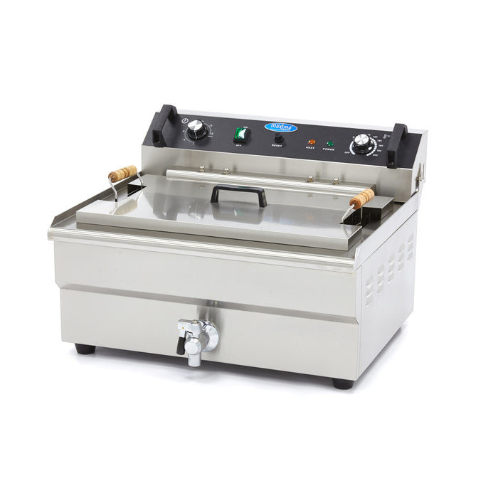 Maxima Electric Fryer 30L Single Basket with Drain Tap - view 1