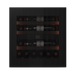 Pevino Imperial Push Open 23 bottle dual zone wine cooler, integrated, front view