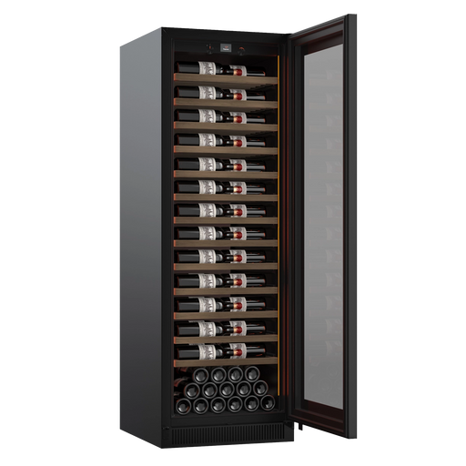 Pevino Majestic 119 bottle single zone wine cooler, front view