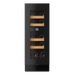 Pevino Noble wine cooler, 16 bottles, dual zone, black glass front
