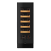 Pevino Noble wine cooler, 19 bottles, single zone, black glass front