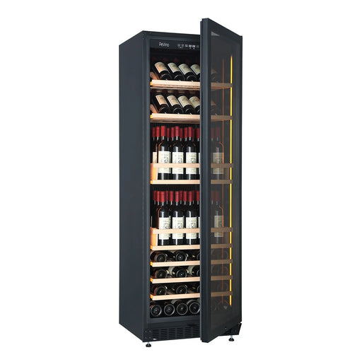 Pevino Noble HoReCa 93 bottle multizone wine cooler, side view
