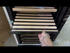 Pevino Imperial wine cooler - how to remove the black shelf strips instruction video