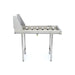 Maxima Stainless Steel Straight Roller Table, for Rack Conveyor Dishwasher view 2