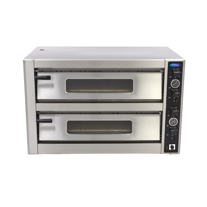 Maxima 09370050 Pizza Oven Fits 12 x Ø30cm Pizzas Double Deck
