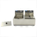 Maxima Electric Fryer 2x6L Twin Tank Twin Basket with Drain Tap - view 2
