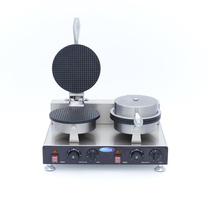 Maxima 09374246 Waffle Maker 2 Pieces Ice Cream Cone