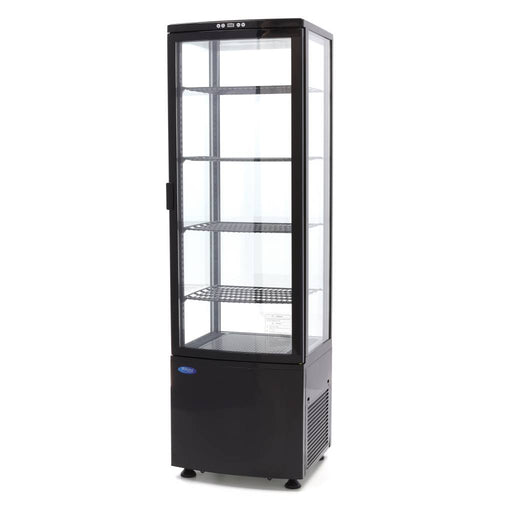 Maxima Display Fridge, 235L, 52cm, Black