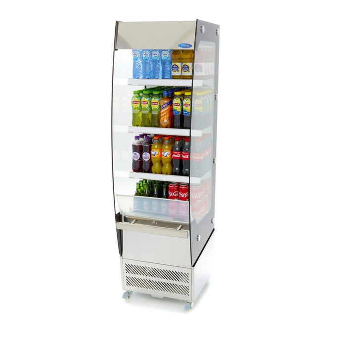 Maxima 09400855 Display Fridge 220L 50 x 50cm Open