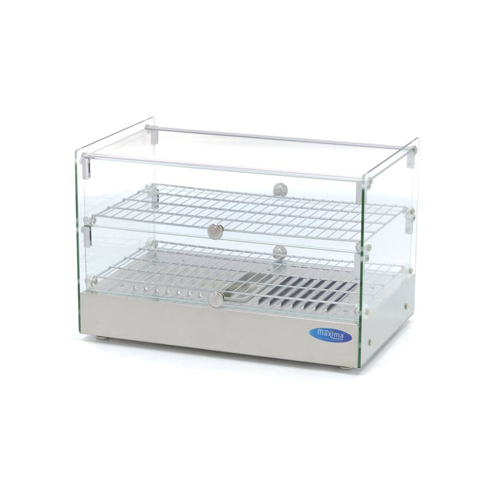 Maxima 09400780 Heated Food Display 50L 55cm 2 Shelves