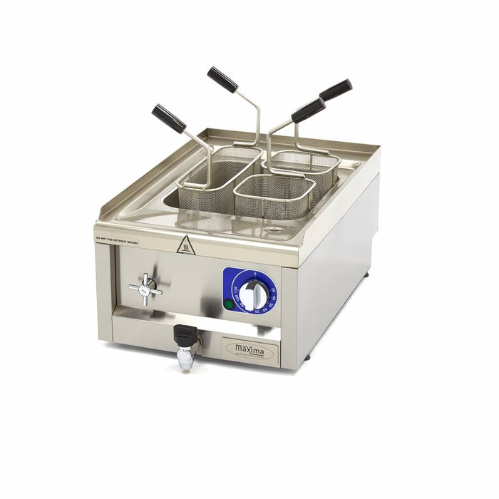 Maxima 09391660 Commercial Grade Pasta Cooker 15L Single Unit 60cm Deep Electric