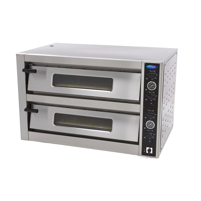 Maxima 09370050 Pizza Oven Fits 12 x Ø30cm Pizzas Double Deck