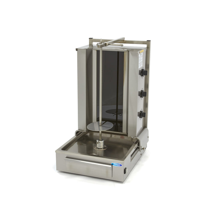 Maxima 09370245 Kebab Grill 3 Burners 40kg Meat Electric