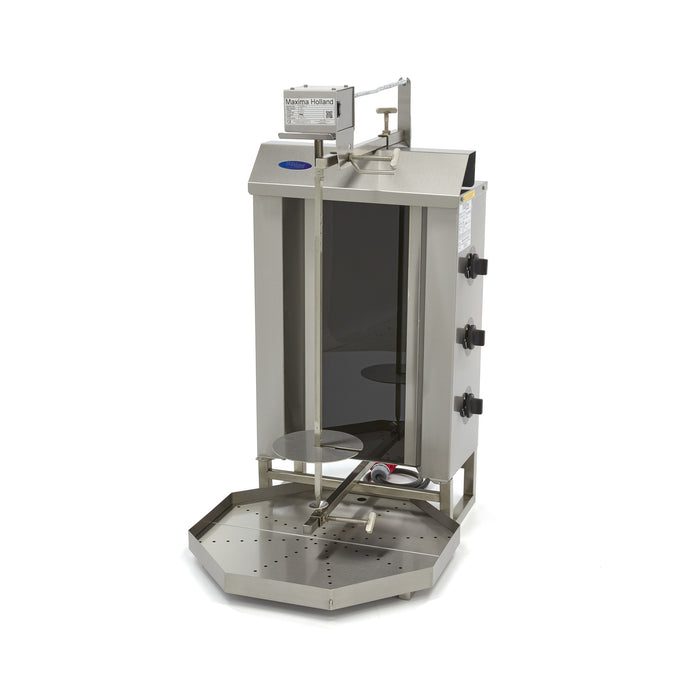Maxima 09370265 Kebab Grill 3 Burners 30kg Meat Electric