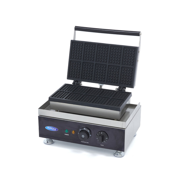 Maxima 09374203 Waffle Maker 10 Waffles Mini Belgian