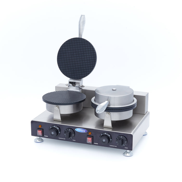 Maxima 09374246 Waffle Maker 2 Pieces Ice Cream Cone