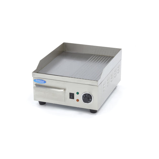 Maxima Electric Griddle 36cm Half Grooved Half Smooth with Drip Tray - view 1