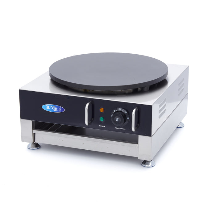 Maxima 09374070 Crepe Maker Single Crepe 40cm incl Batter Spreader