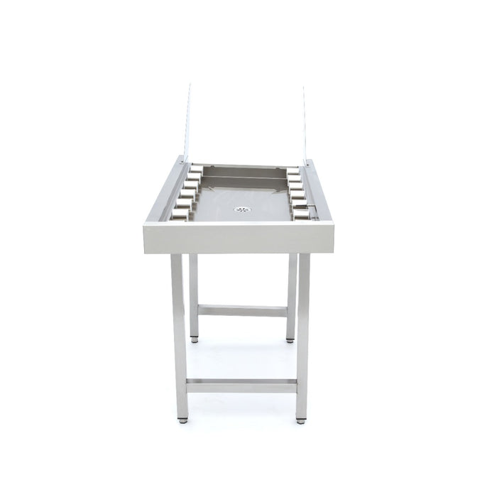 Maxima Stainless Steel Straight Roller Table, for Rack Conveyor Dishwasher view 3