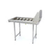 Maxima Stainless Steel Straight Roller Table, for Rack Conveyor Dishwasher view 4