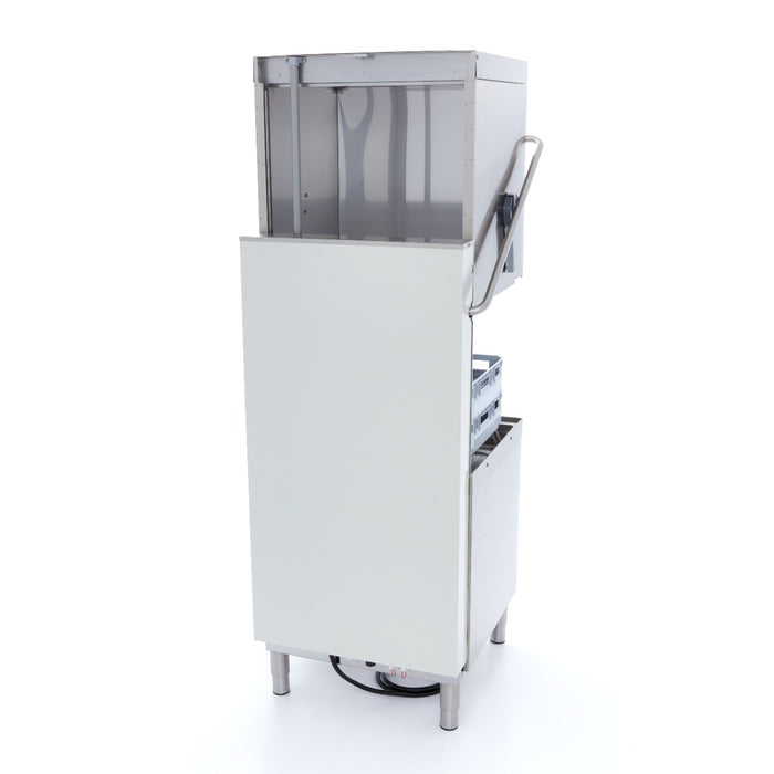 Maxima 09240140 Pass Through Dishwasher 50x60cm With Rinse Aid and Soap Pumps 400V