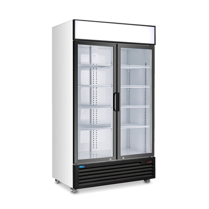 Maxima 09404031 Display Cooler 800L 8 Adjustable Shelves