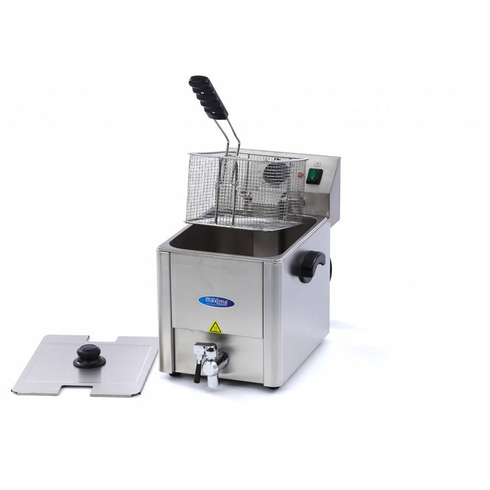Maxima Electric Fryer 8L Single Basket with Drain Tap - view 1