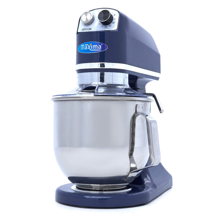 Maxima 09360790 Stand Mixer 7L Up to 2kg Dough Steel Blue