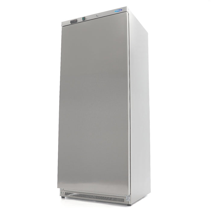 Maxima 09405028 Fridge 600L 4 Adjustable Shelves Stainless Steel