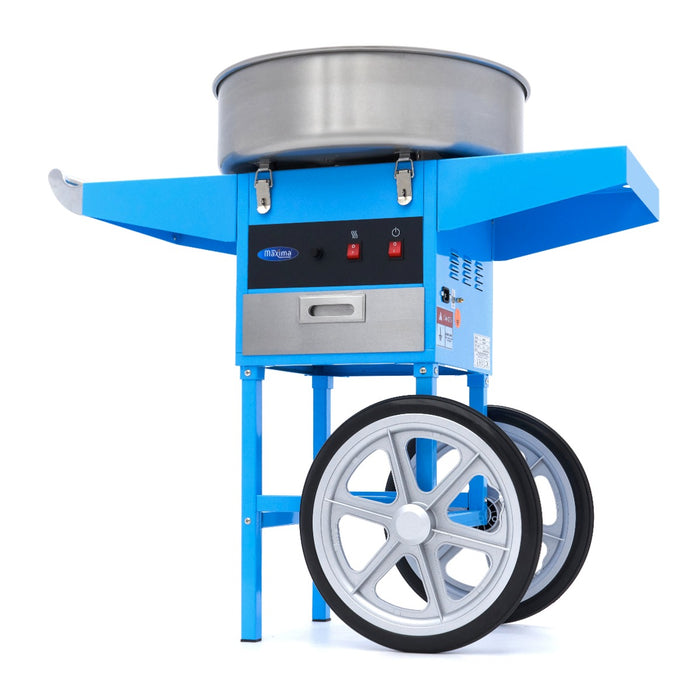 Maxima 09506003 Candy Floss Machine Ø 52cm Blue with Cart