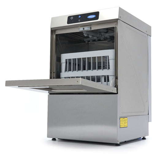 Maxima Undercounter Dishwasher 40 x 40cm with Rinse Aid Pump Digital Display 230V - view 1