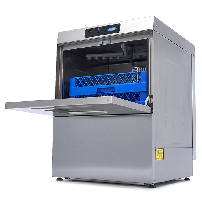 Maxima 09211005 Undercounter Dishwasher 50 x 50cm with Rinse Aid Pump Digital Display 400V