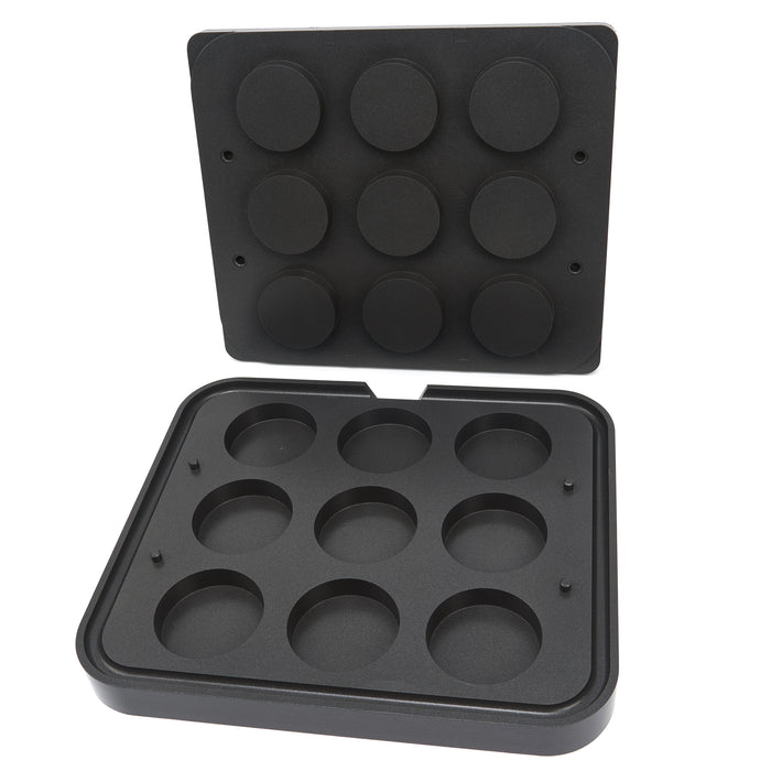 Maxima Tartlet Mould, Cylinder, 80 mm, 9 pieces