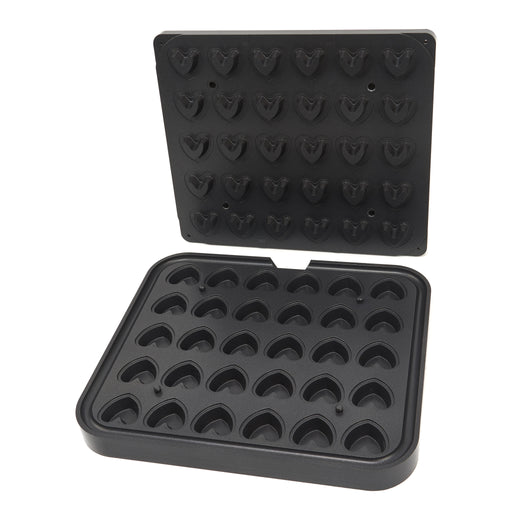 Maxima Tartlet Mould, Heart, 30 pieces