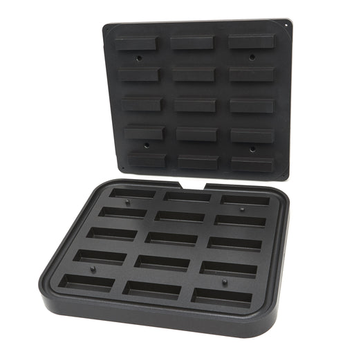 Maxima Tartlet Mould, Rectangle, 90x30/85x26 mm, 15 pieces
