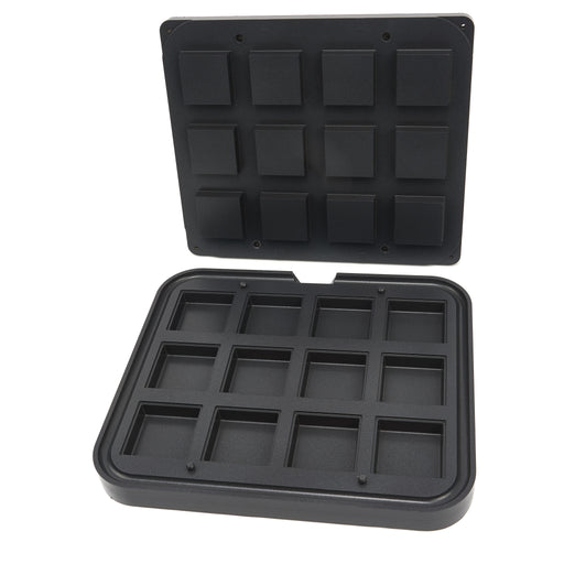 Maxima Tartlet Mould, Square, 72/62 mm, 12 pieces
