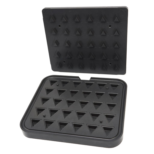 Maxima Tartlet Mould, Triangle, 30 pieces