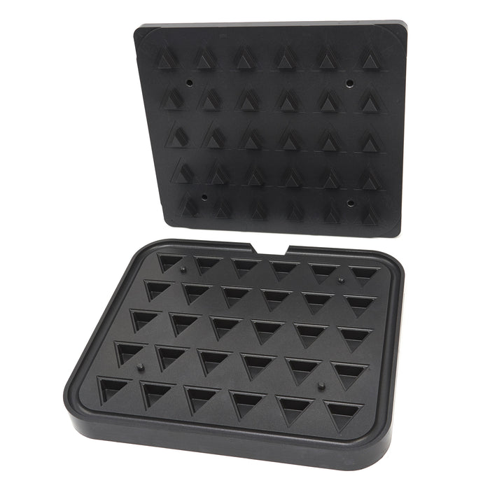 Maxima Tartlet Mould, Triangle, 30 pieces