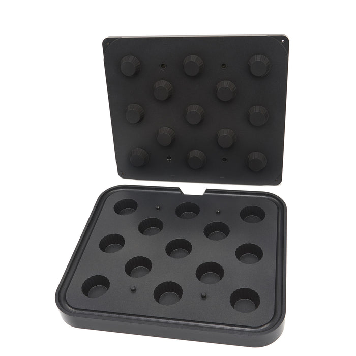 Maxima Tartlet Mould, Waved, 48/36 mm, 13 pieces