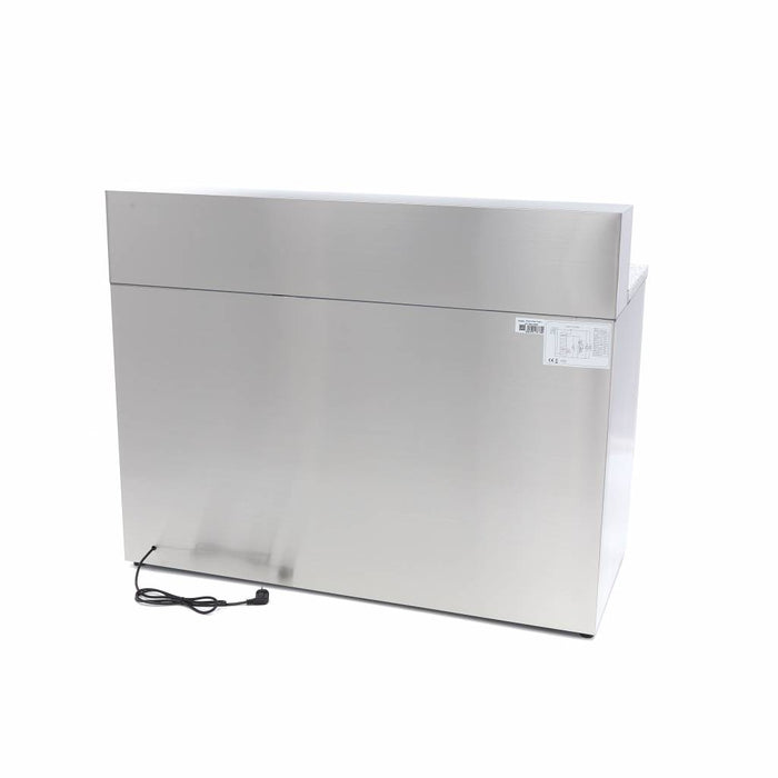 Maxima Pizza Prep Fridge, 137cm, 3 Doors, Fits 8 x 1/6 GN view 4